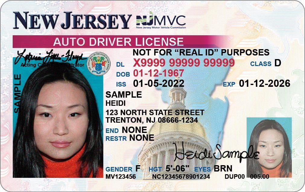 New Jersey Driver’s License