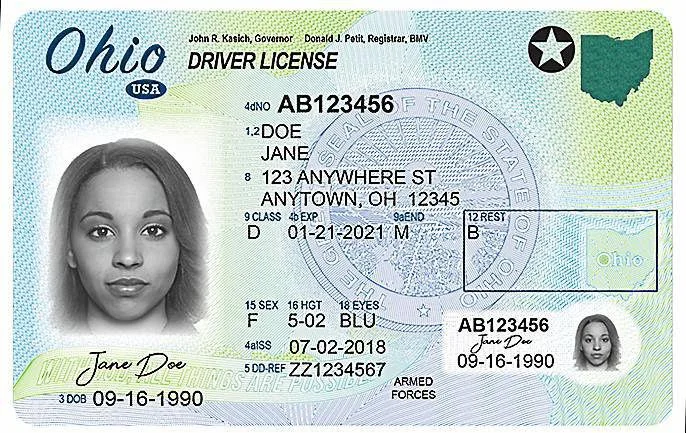 Ohio driver’s license