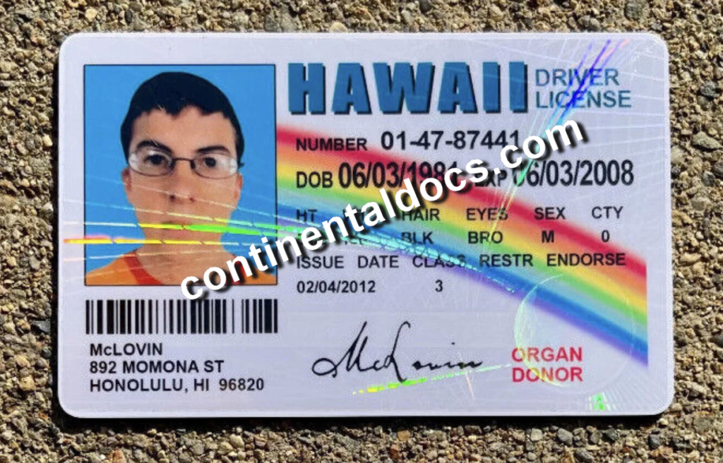 Hawaii driver's license