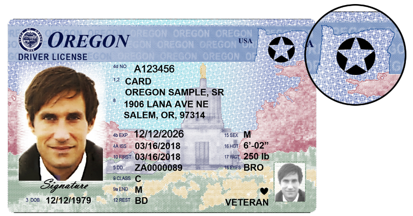 Oregon driver's license