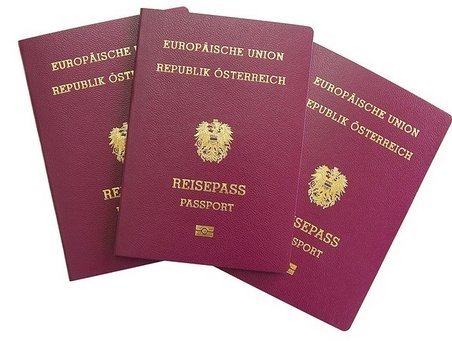 Austrian passport Österreichischer Reisepass