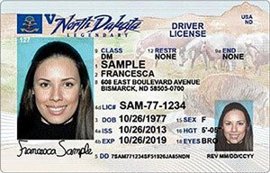 North Dakota driver's license